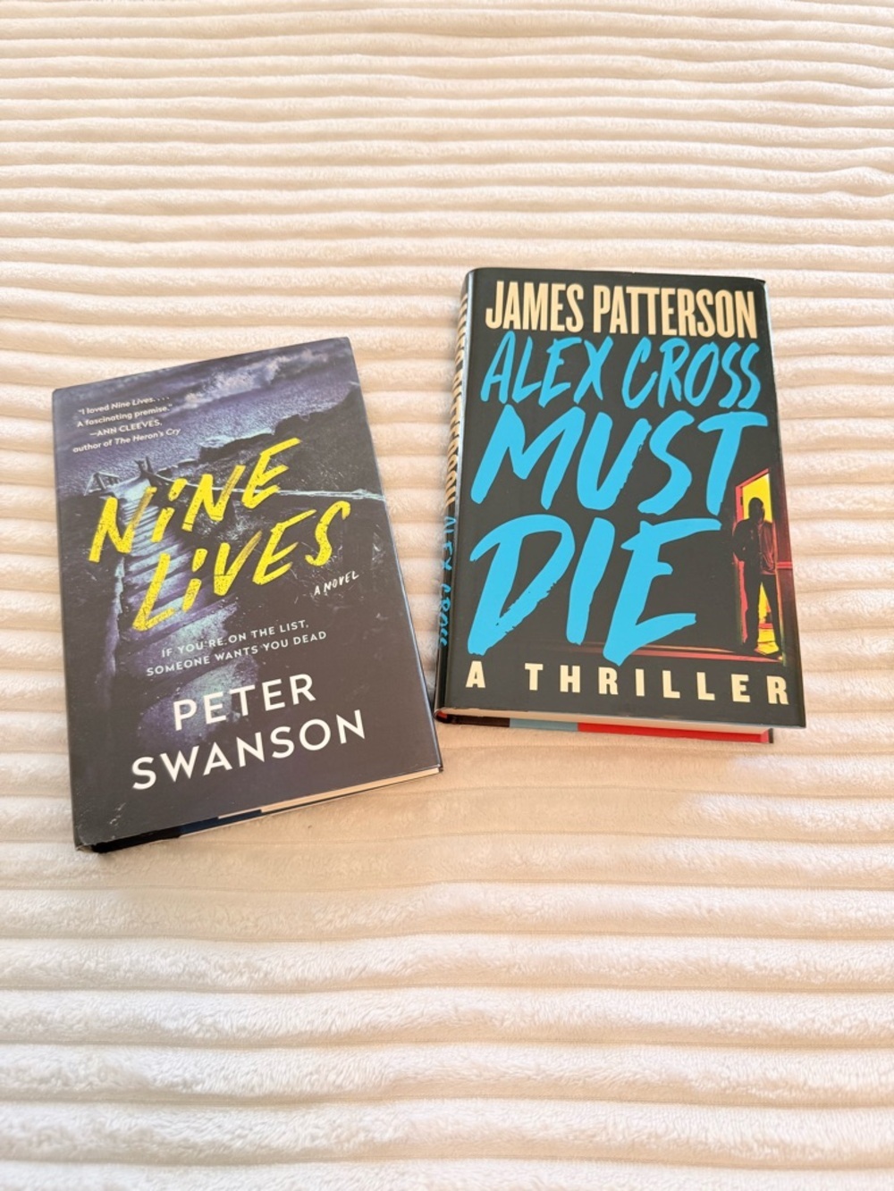 Alex Cross Must Die Hardcover Thriller - Black & Blue Cover